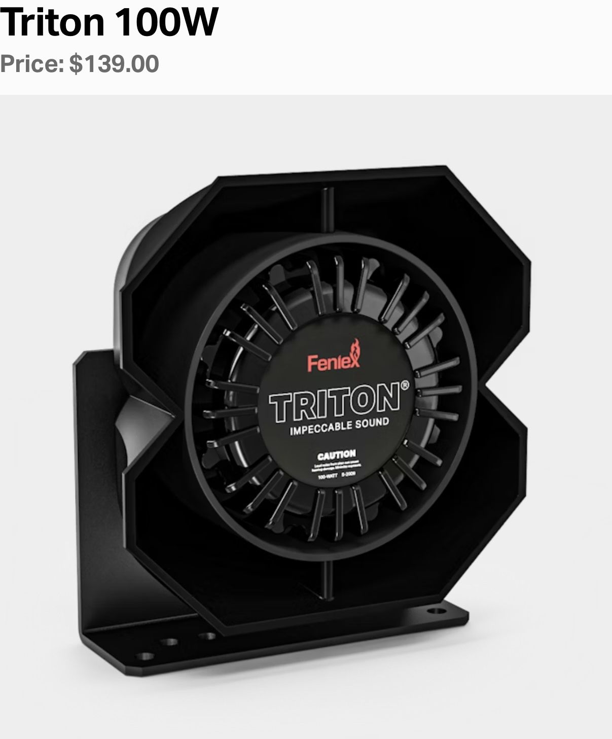 FENIEX TRITON IMPECCABLE SOUND