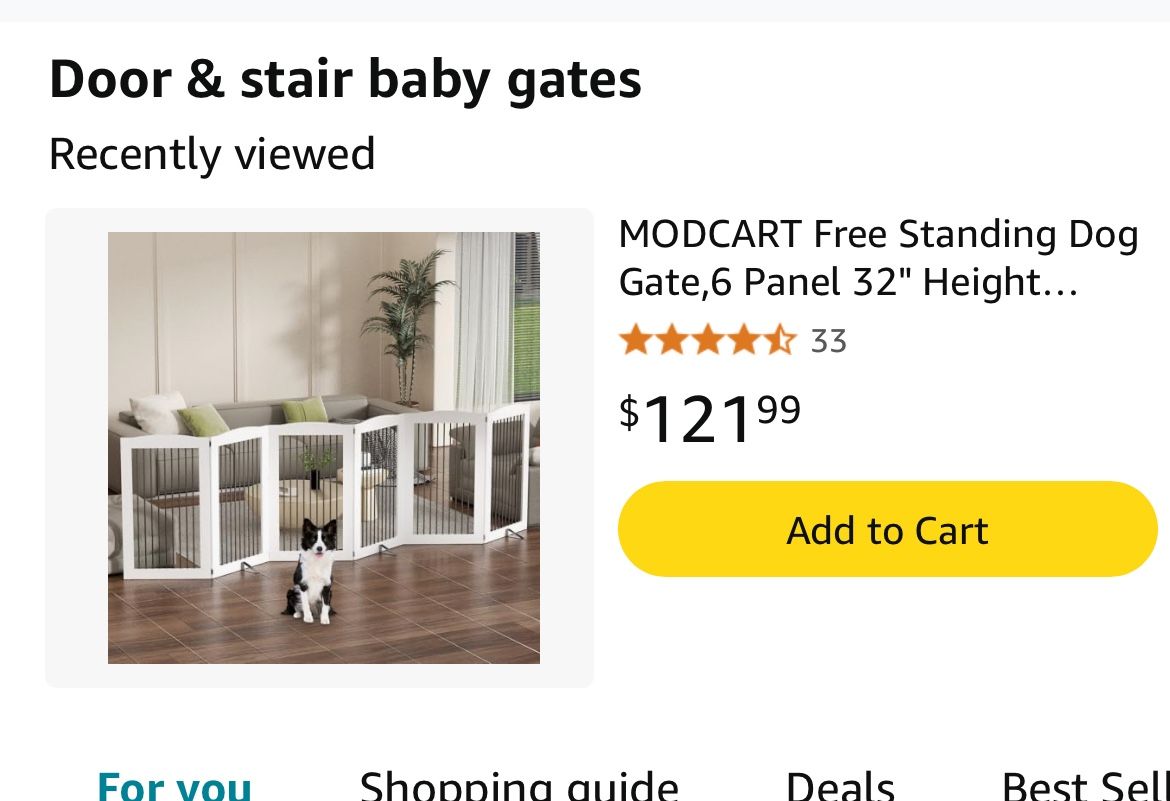 6 Panel Dog Gate