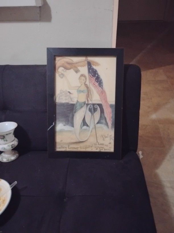 Mermaids Proclaim Liberty Kolene Spicher Art