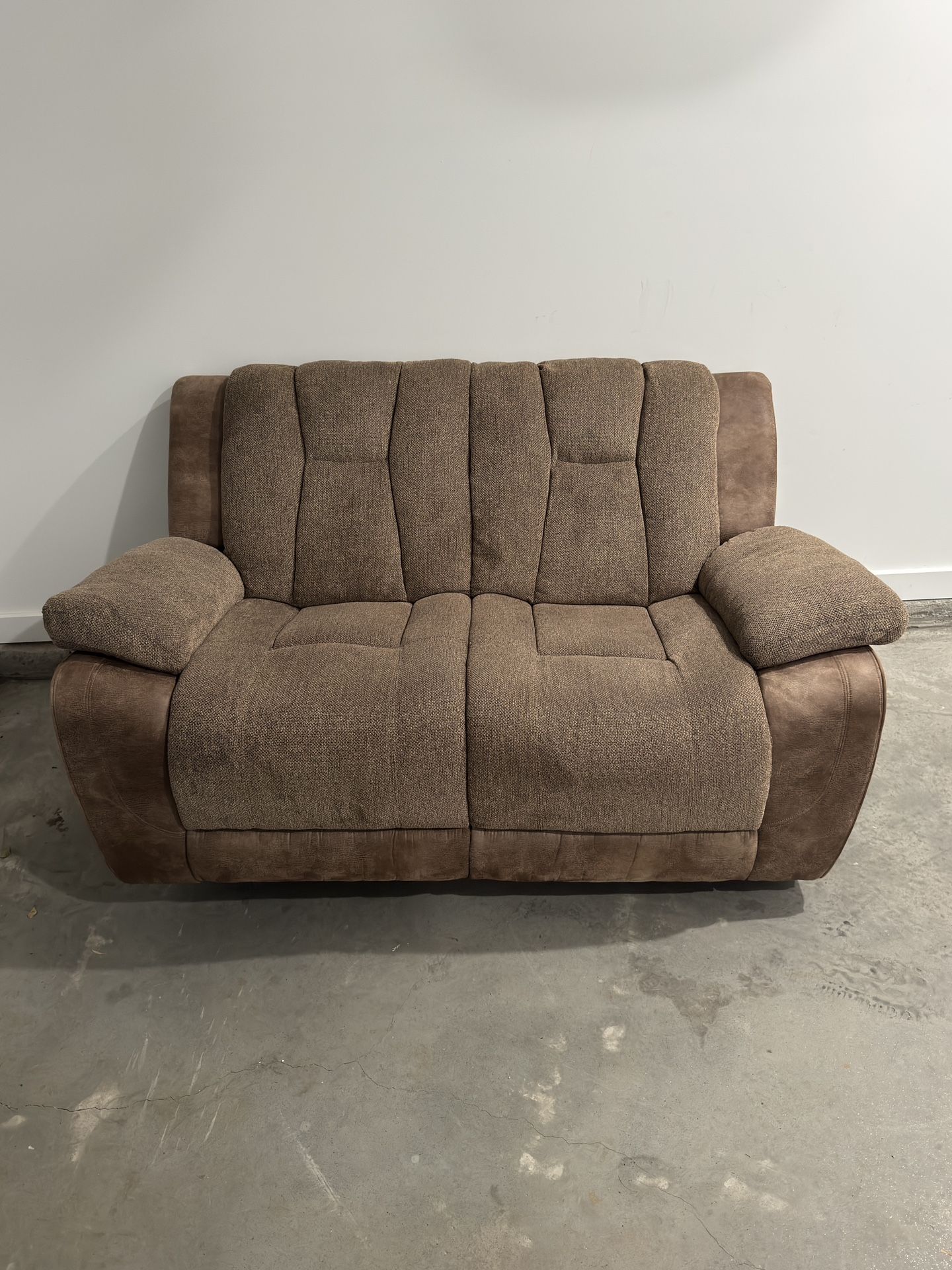 Brown Loveseat