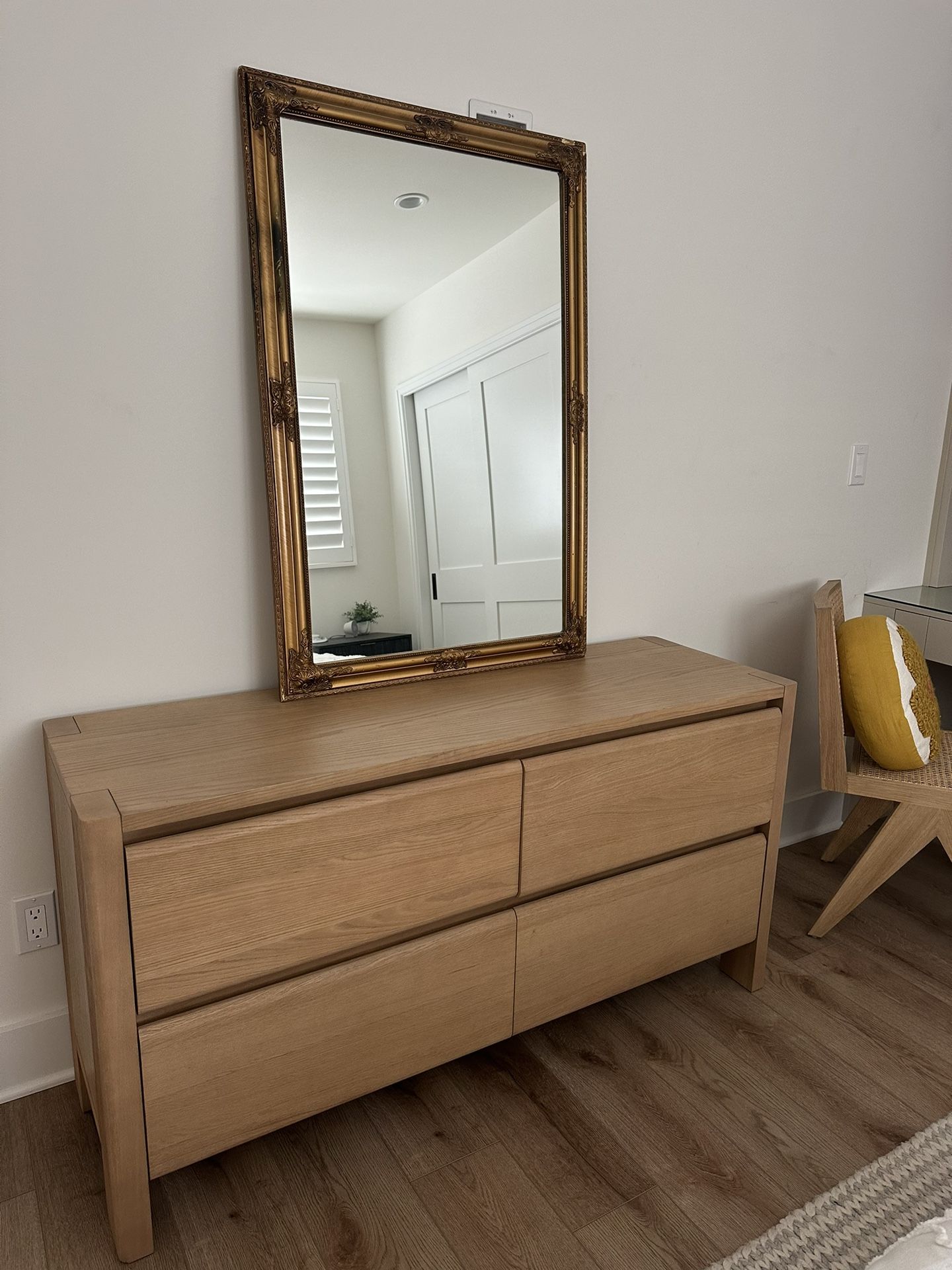 Gold Antique Oversized Mirror