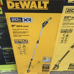 Dewalt New 8” Pole Saw 