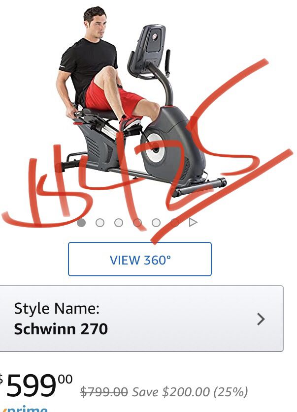 Schwinn Recumbent Exercise Bike