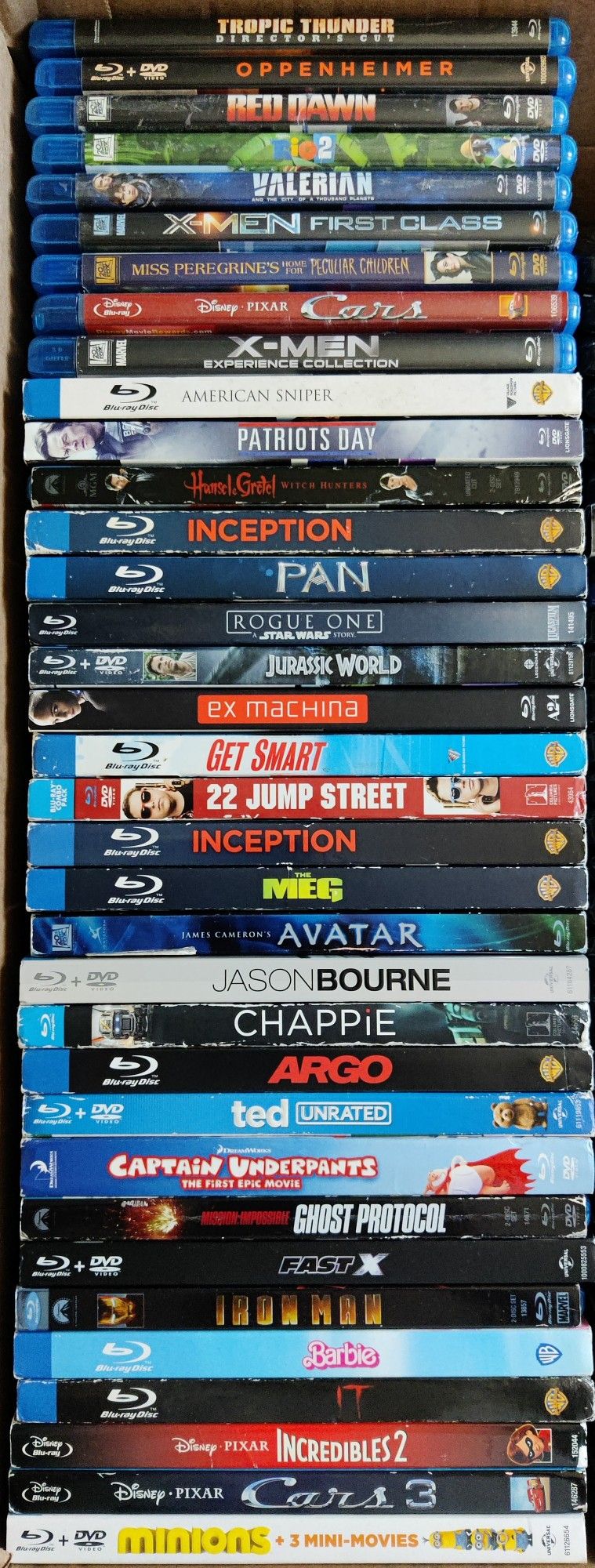 Blu-ray Movies $3 Each