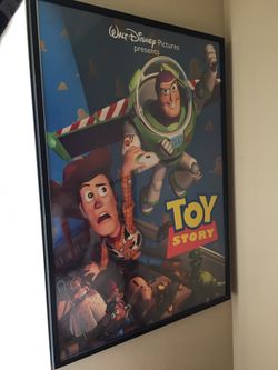 Original Rolled Rare Double-Sided 27"x40" Movie Poster Toy Story Children's Version