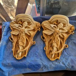 3 prices Very Large Art Nouveau Wall Shelf Sconce