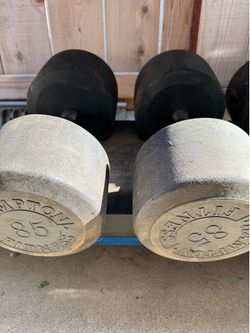 85LB HAMPTON Dumbbells