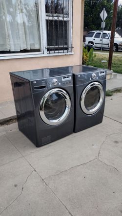Washer and gas dryer