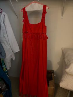 Antonio Milani red tassel summer dress size 8