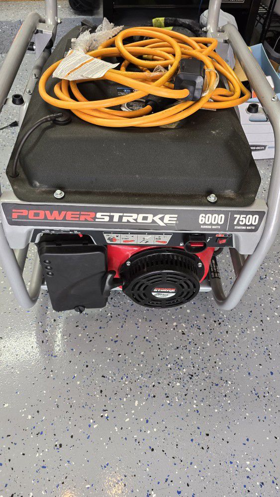 NEW PowerStroke

6,000 Running Watt Gasoline Powered Portable Generator