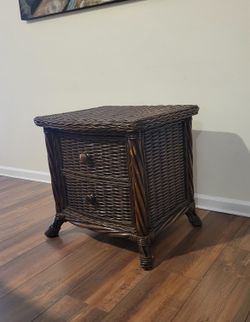 Wicker Night Stand
