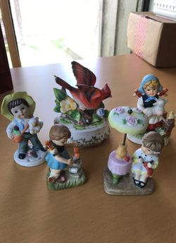 Porcelain figurines