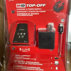 Milwaukee M18 TOP-OFF Charger And Power Supply