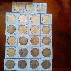 Silver Dollars Morgan's $$60 Each 