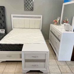 New 4pc Bedroom Set In Box 📦 $39 Down No Credit Needed 