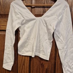 A New Day Women  Blouse, Size M, Practically  New, Color White, Black, Each $7