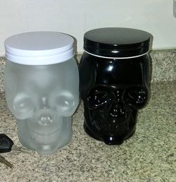 Brand new beautiful skull jars