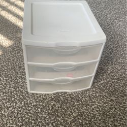 Mini Plastic Organizer With Drawers