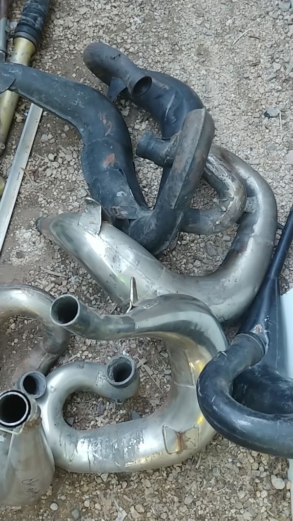 2 stroke exhaust pipe