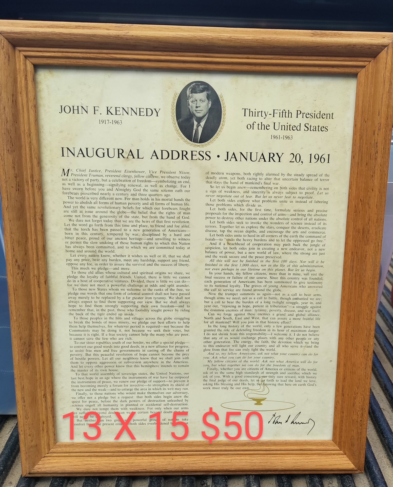 Inaugural Address