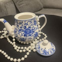 Beautiful Oriental Vintage Style Teapot with Pearls for you or a Special Mom in Your Life