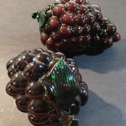 Vintage Glass Grapes 