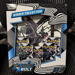 Black Bolt Binder Collection Pokemon Sealed 