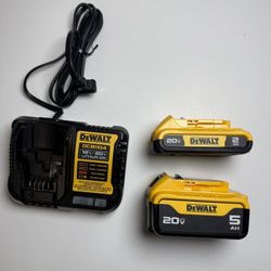 Dewalt Batteries & Charger 20v