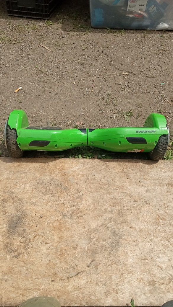Bright Green Hoverboard