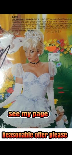 Custumes. 1- Cinderella. $50 Each. 2- White Hot Mamá,
3- Uncle Sam,
4- Desperate Housewife.
5- Senorita Flamenca.
6- Massage Therapis