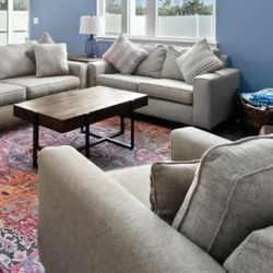 Sofa, Love Seat, & Armchair