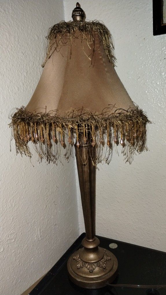 Vintage Solid Brass Table Lamp
