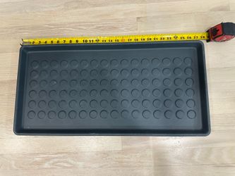 Shoe Mat 28” x 13” Gray