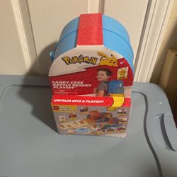 NEW Pokemon Carry Case Battle Desert Playset.
