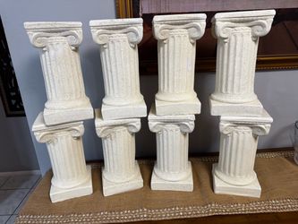 Greek inspired column pedestal