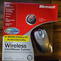 Microsoft Wireless IntelliMouse Explorer mouse