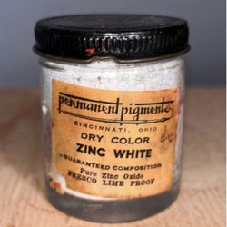 Vintage “Permanent Pigments” Zinc White - Pure Zinc Oxide