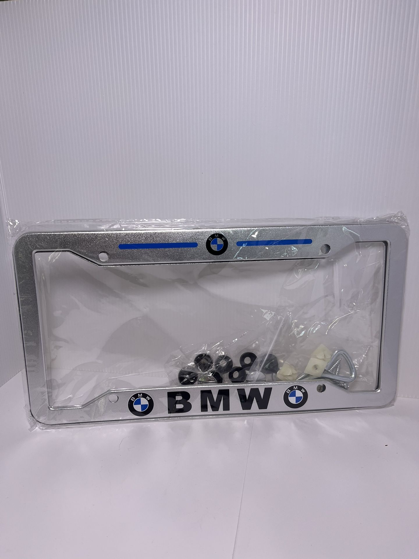 Set Of Two BMW License Plate Frame Aluminum