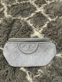Tory Burch Denim Quilted Crossbody Bag