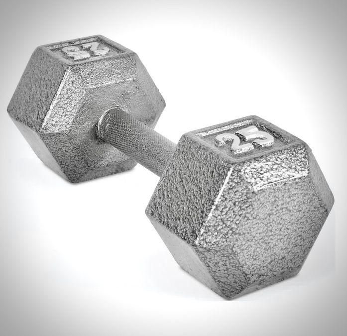 Cast Iron Hex Dumbbells - Various Sizes