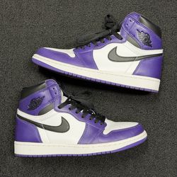 Nike Air Jordan 1 Court Purple size Men’s 8.5