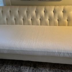 Off-White Chesterfield Couch For Sale!