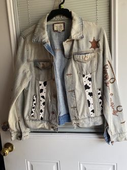 Hand Painted Western Denim Jacket