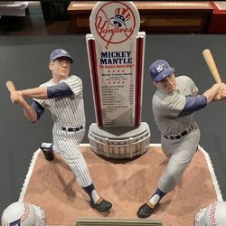 Mickey Mantle Auto... C V Mickey Mantle Autographed Figurine This autographed, limited edition, cold-cast-ngurine was manufactured by Sports Impr