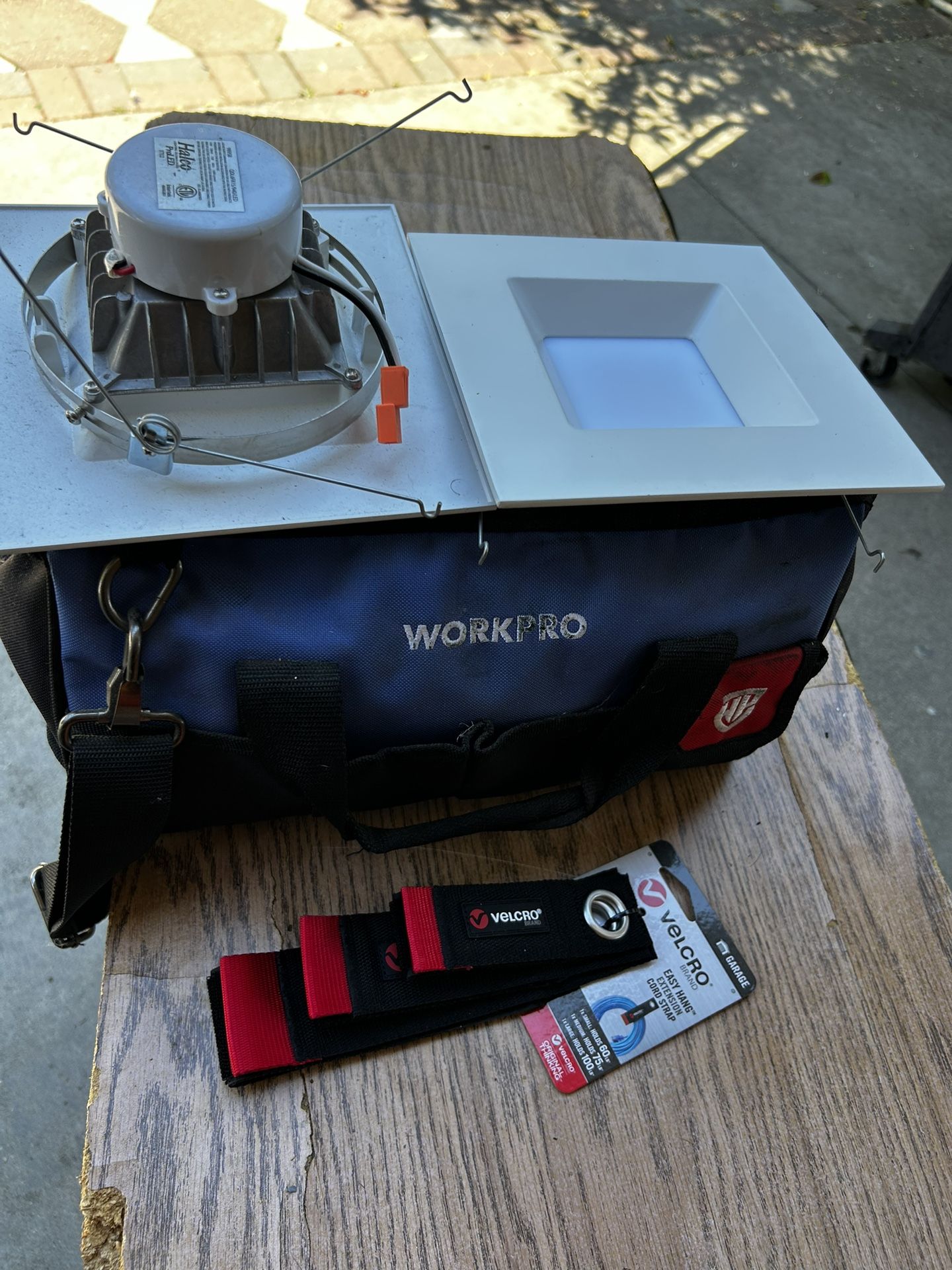 bag and lights