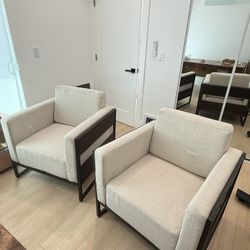 2 Beautiful Large And Heavy Armchairs