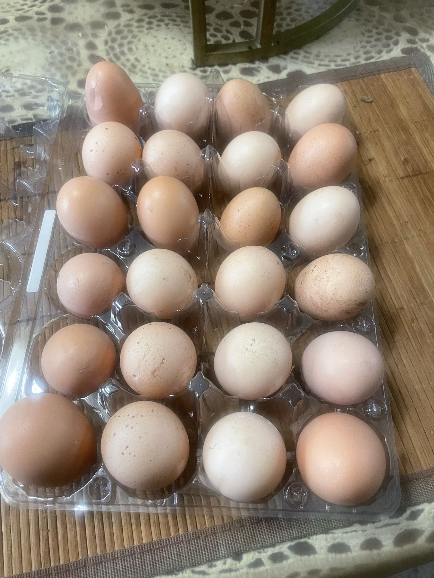 Fresh Eggs For Sale $ 6 For One dozen