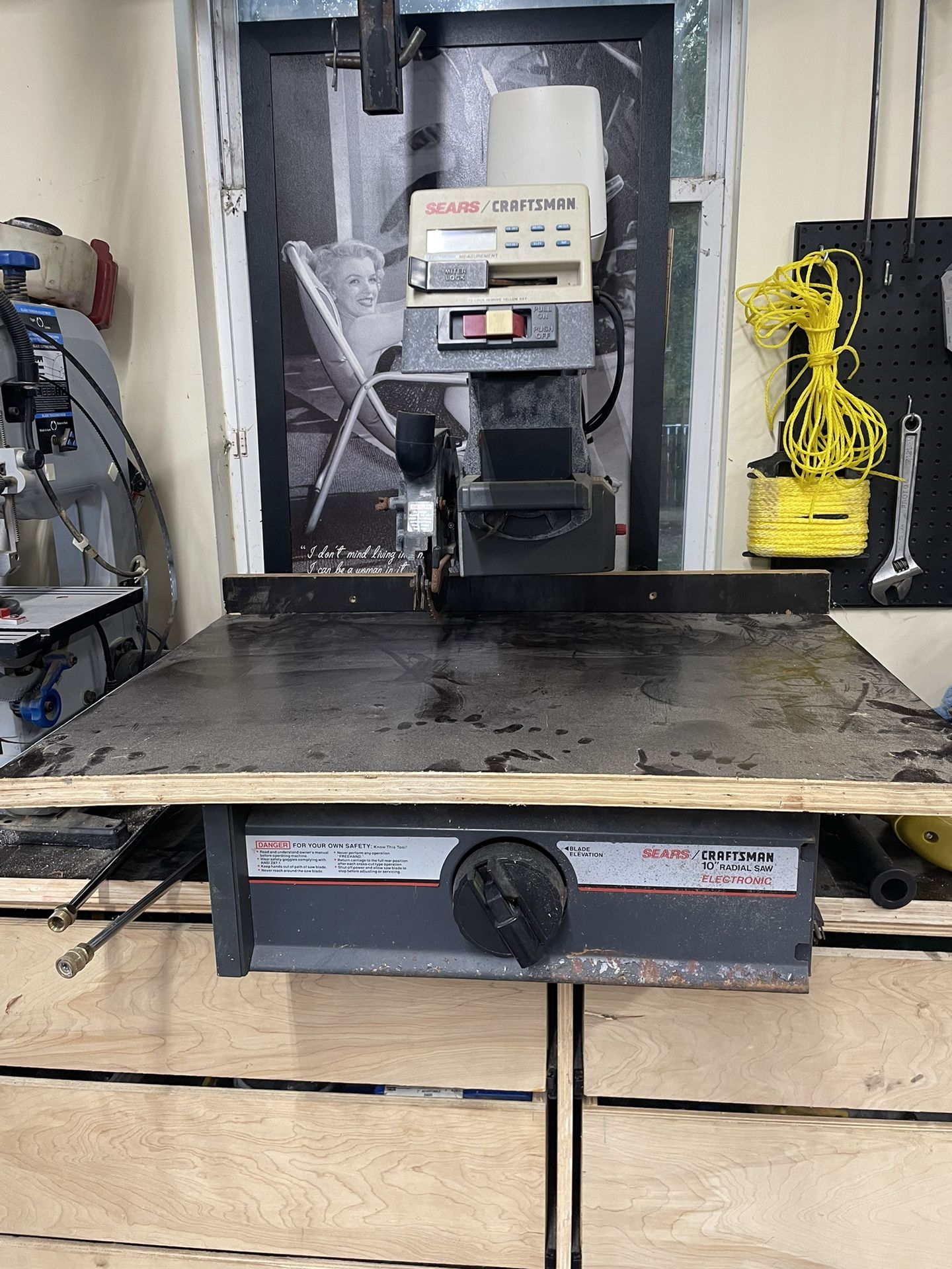 Craftsman Radial Arm Saw With Electronic Gauge