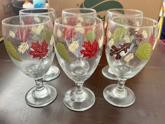 Fall wine glasses