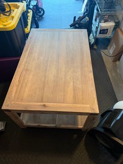 Living spaces coffee table